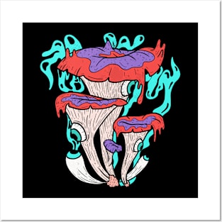 Magic Mushroom Posters and Art